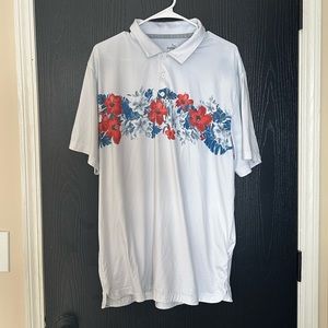 Men’s Puma Floral Golf Polo, L